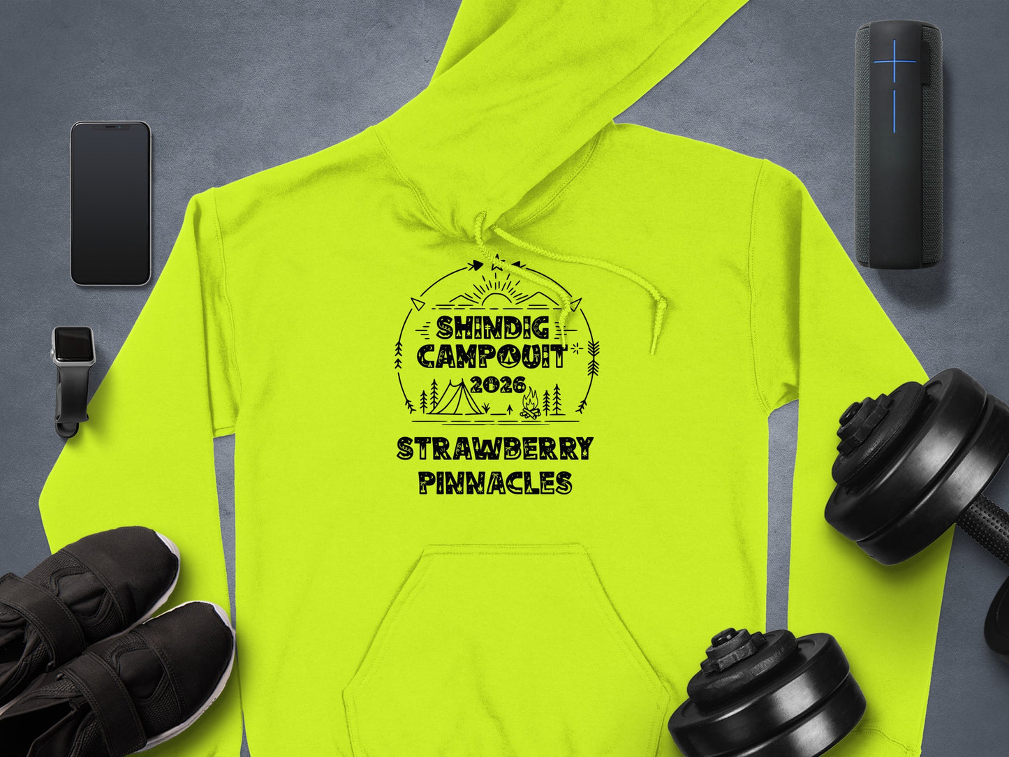 Shindig Campout 2023 Strawberry Pinnacles Hoodie