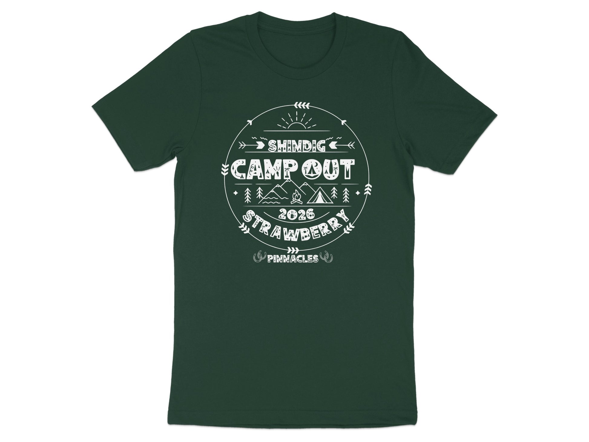 Shindig Camp Out 2026 Strawberry Pinnacles T-Shirt