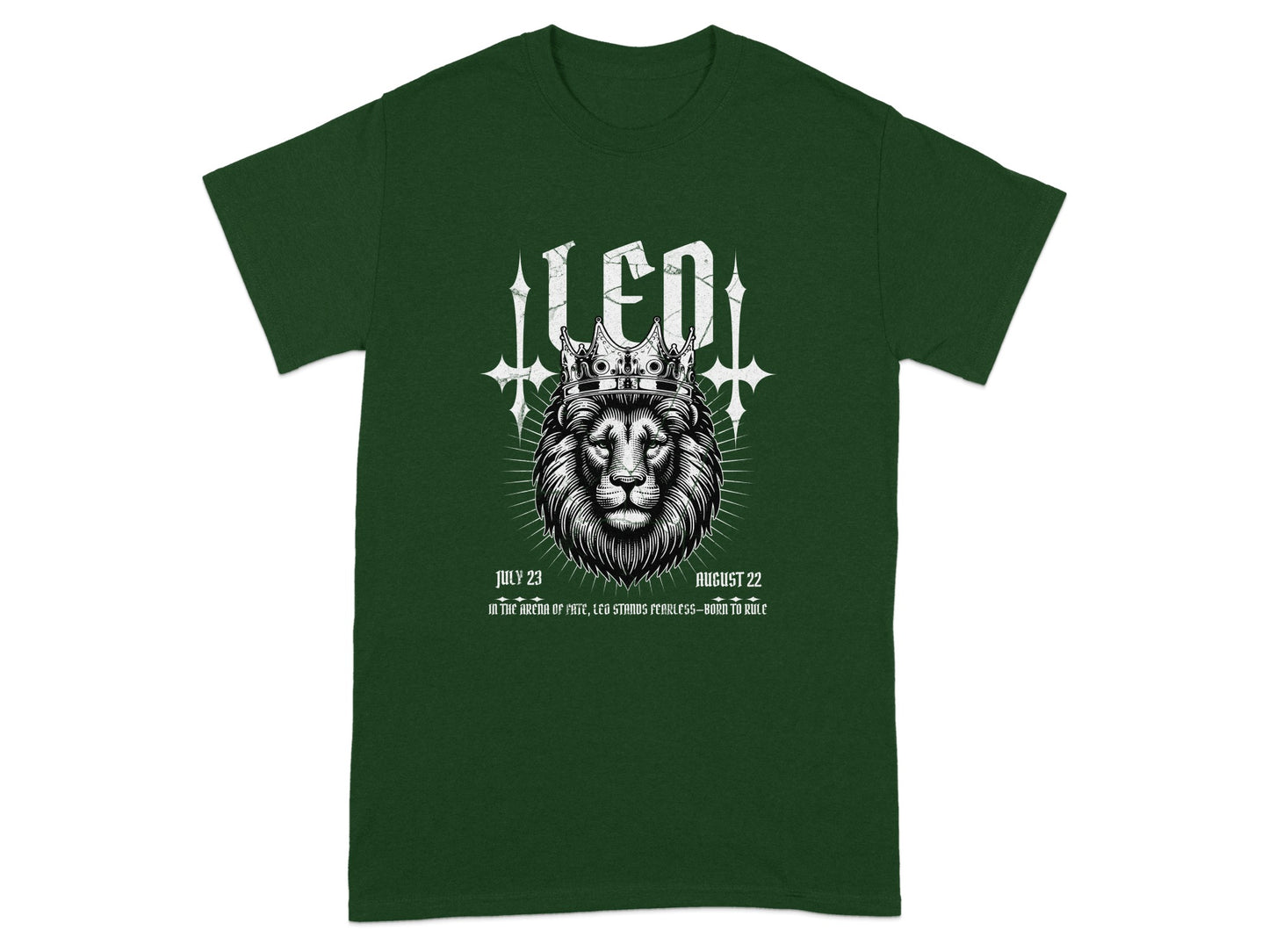 Leo Crowned Lion Fearless Born To Rule July 23 August 22 product type