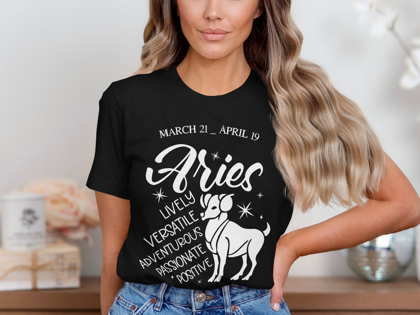 Aries Zodiac Sign Lively and Versatile T-Shirt