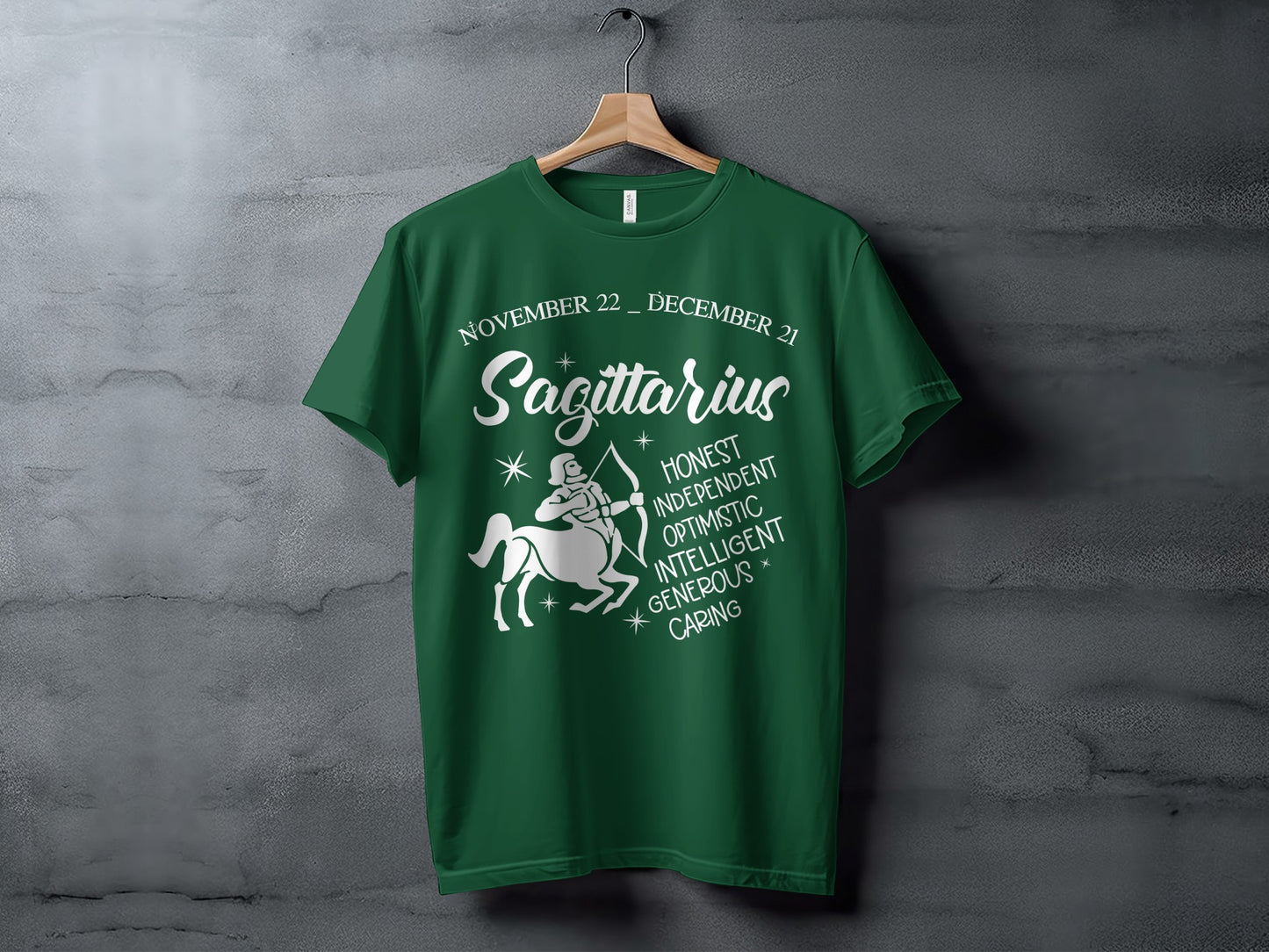 Sagittarius Honest Independent Optimistic Intelligent T-Shirt