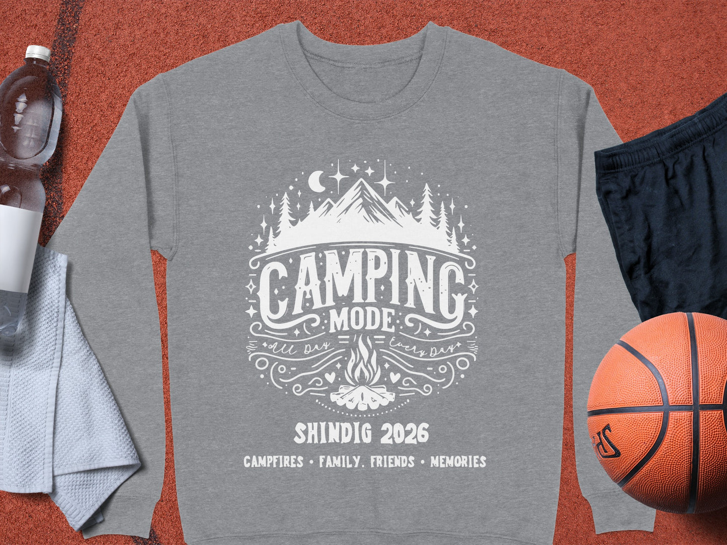 Camping Mode Shindig 2026 Campfire Friends Memories Shirt