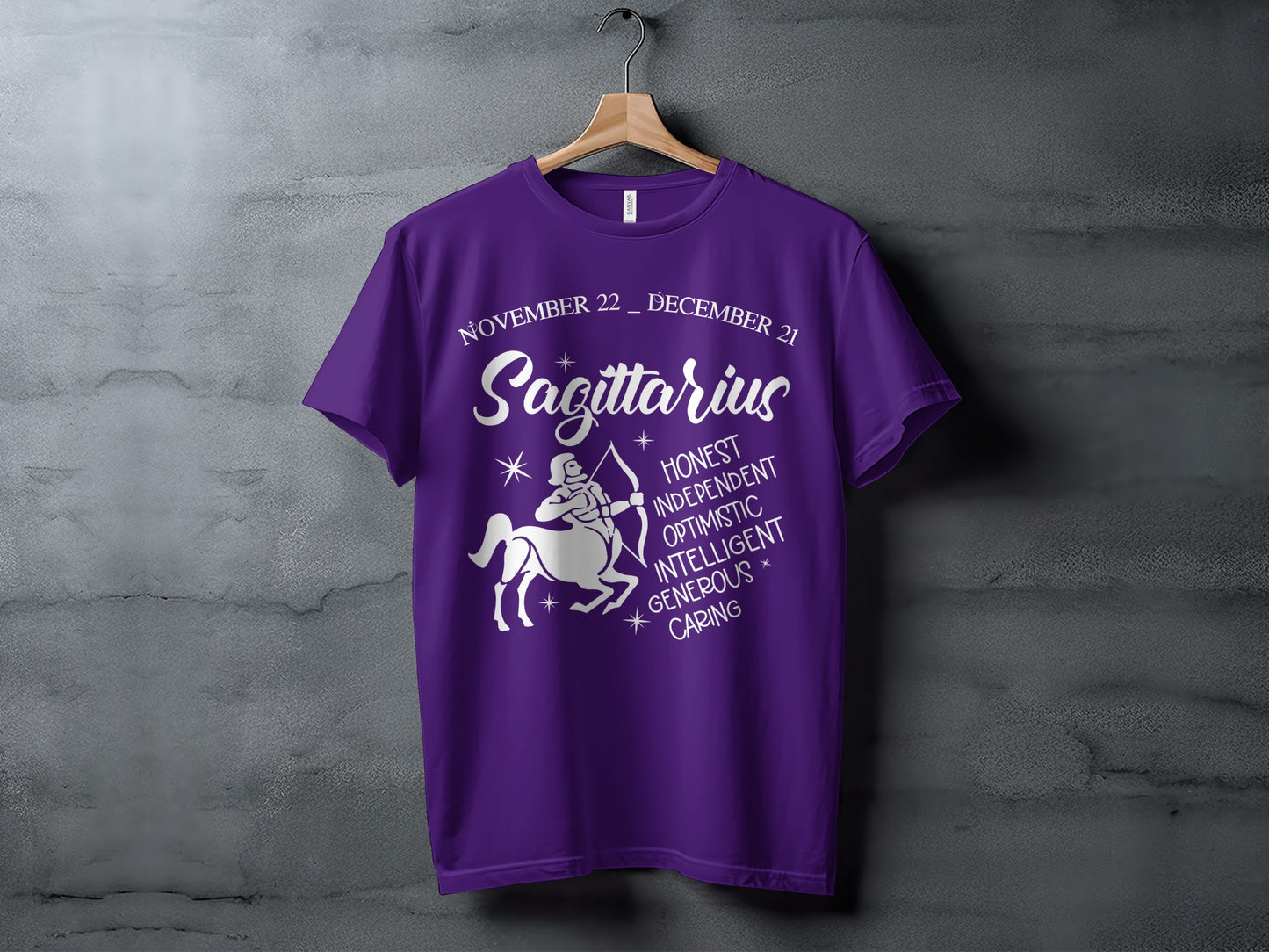Sagittarius Honest Independent Optimistic Intelligent Caring Shirt