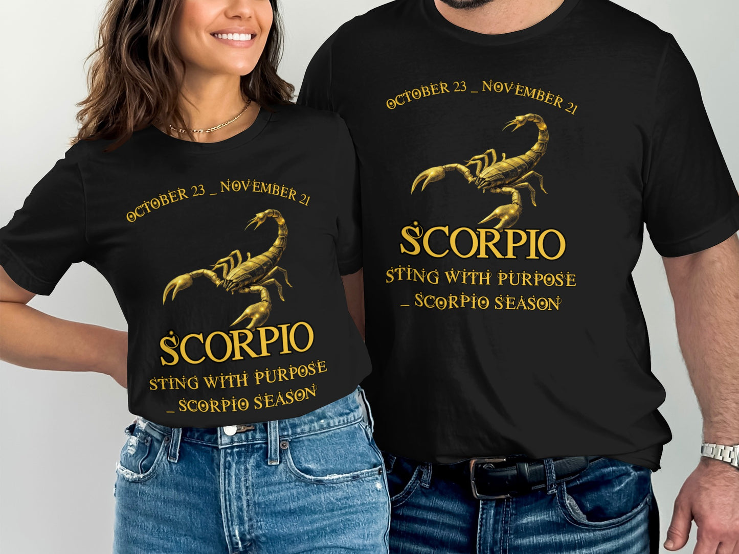Scorpio Zodiac Sign Sting With Purpose Shirt