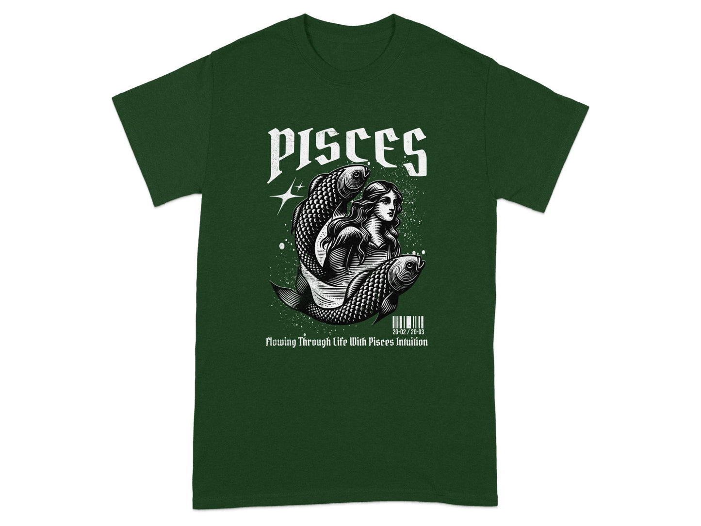 Pisces Flowing Through Life With Pisces Intuition t-shirt