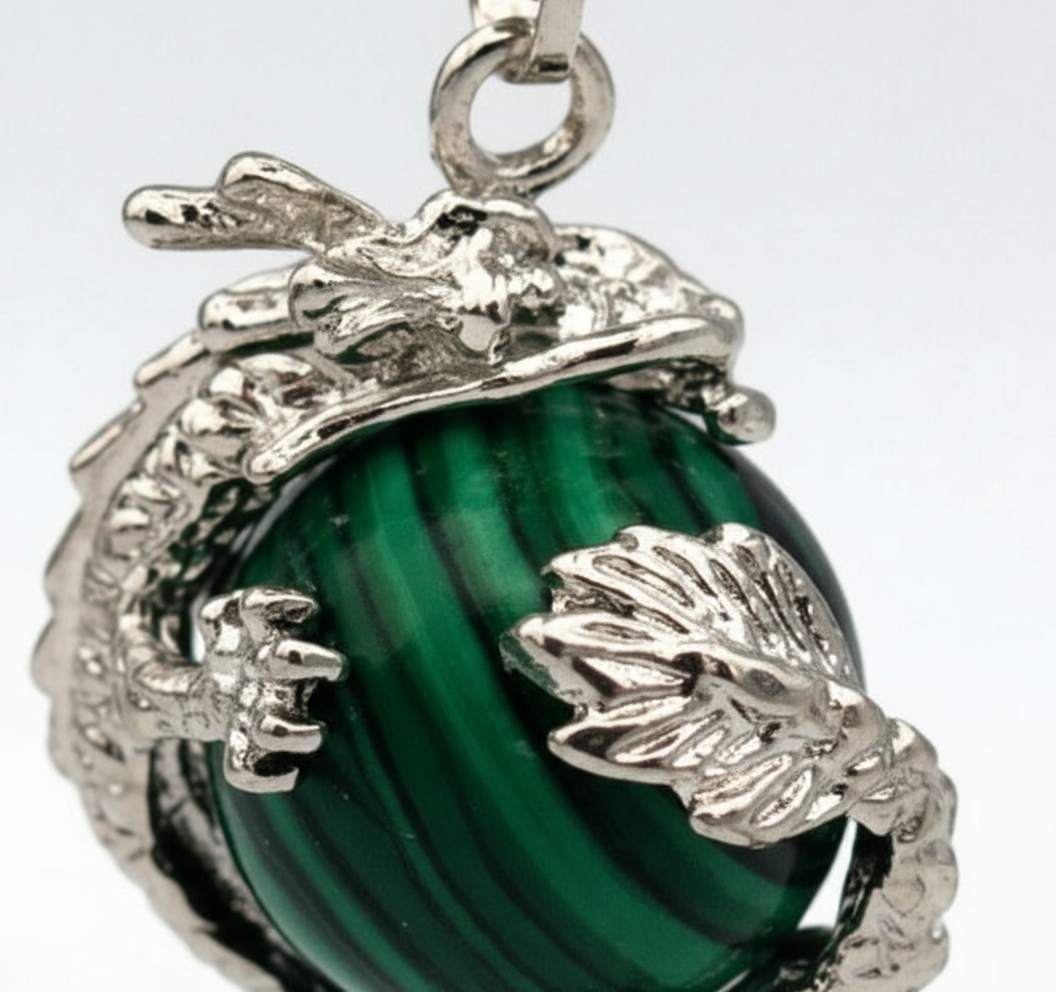 Dragon Necklace Macro Detail