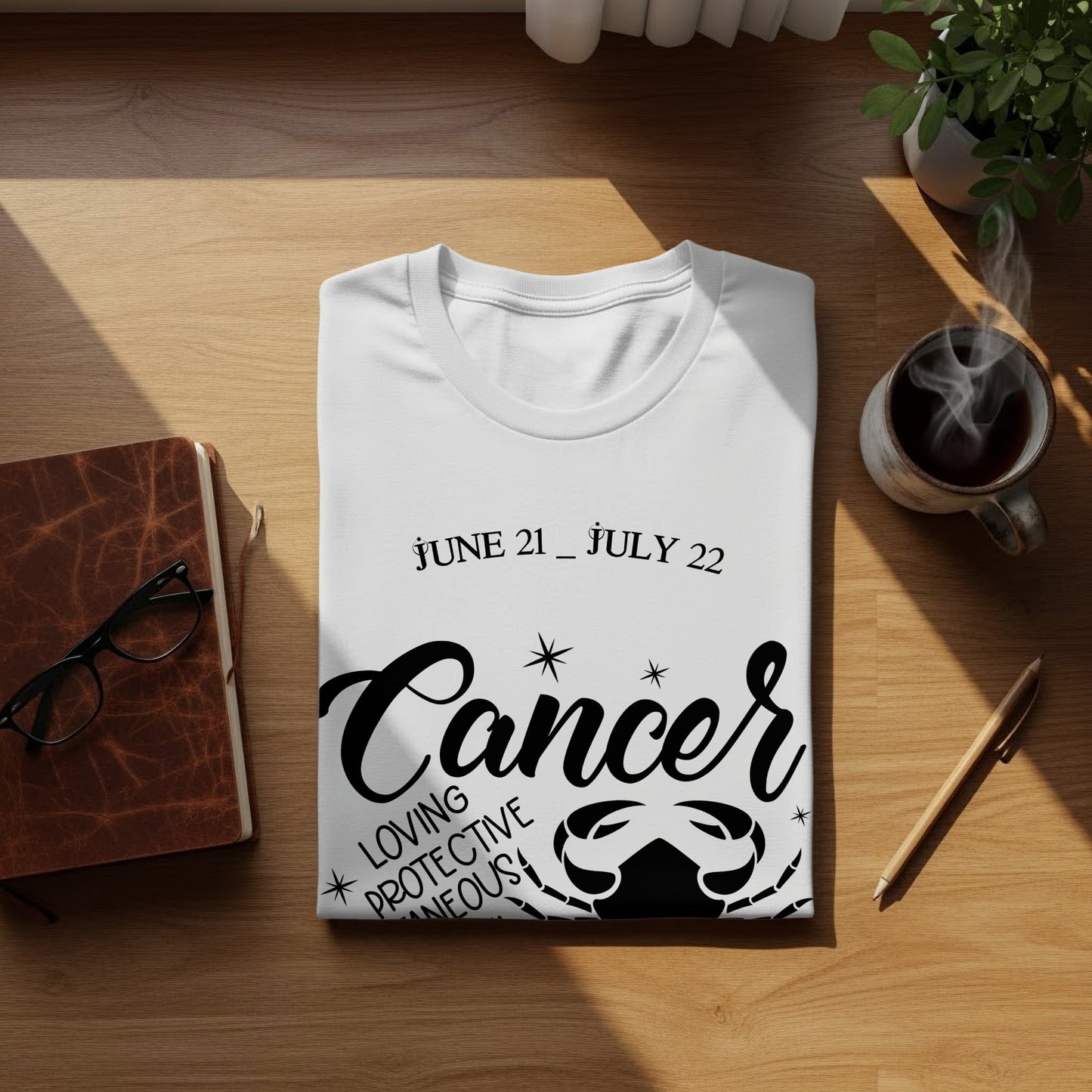 Cancer Zodiac Sign June 21 July 22 Horoscope T-shirt