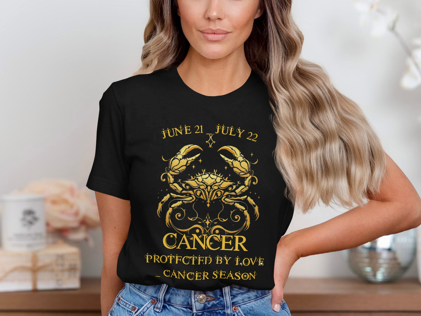 Cancer Season June 21 - July 22 Zodiac Sign T-Shirt