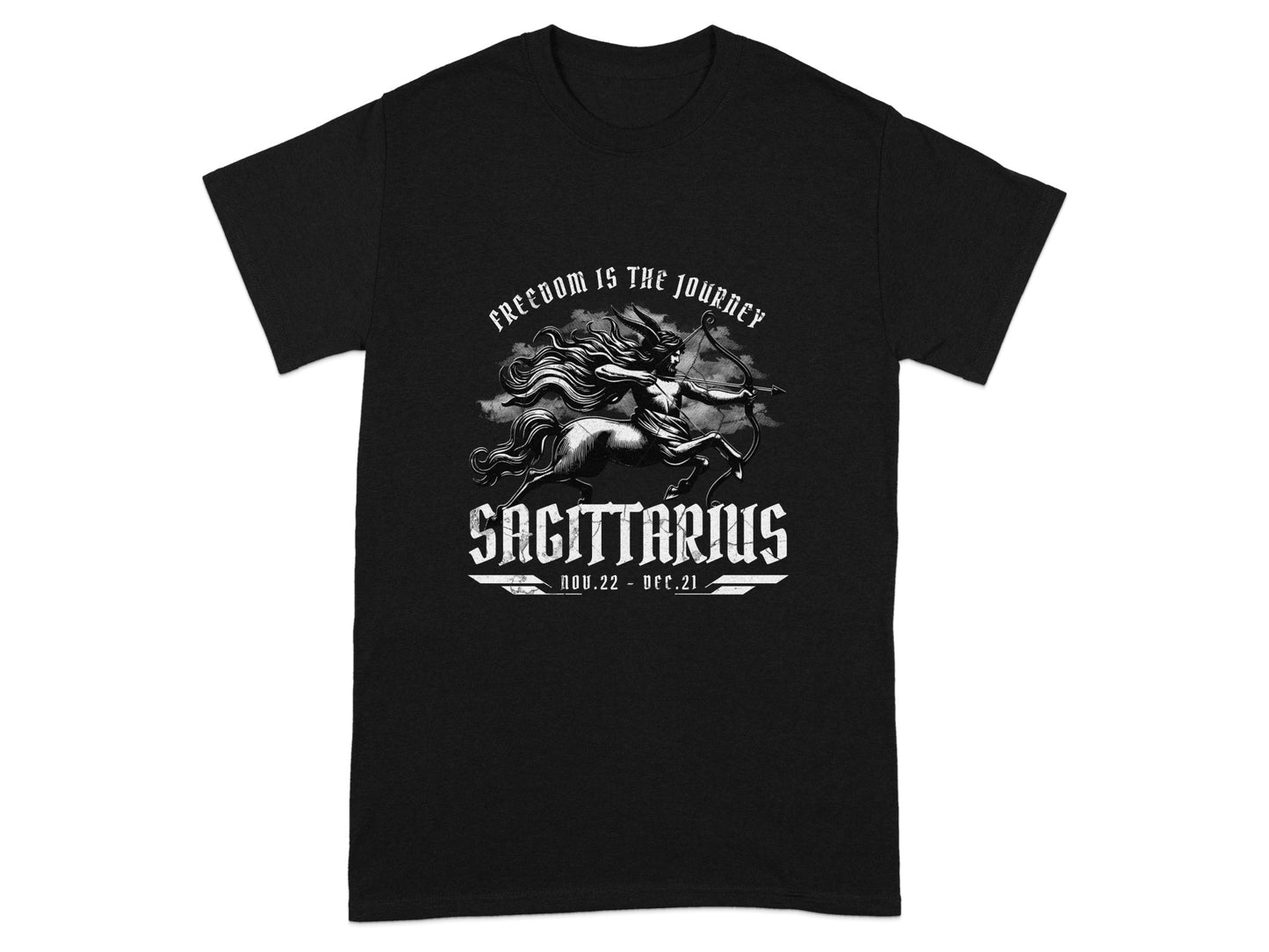 Freedom Is The Journey Sagittarius Zodiac T-Shirt product type