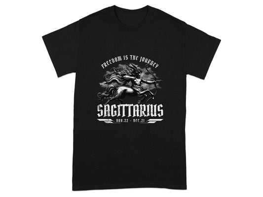 Freedom Is The Journey Sagittarius Zodiac T-Shirt product type