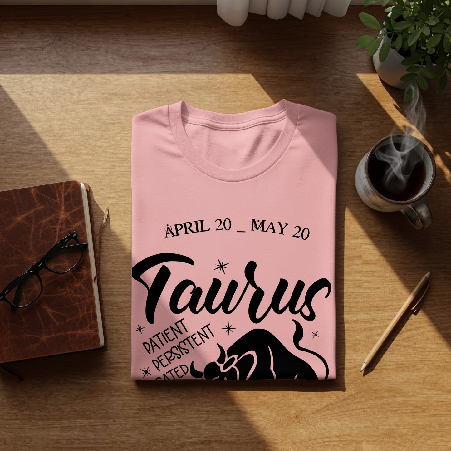Taurus April 20 - May 20 Zodiac Sign T-Shirt Product