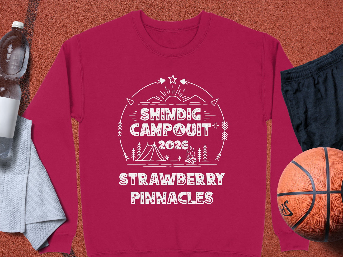 Shindig Campout 2026 Strawberry Pinnacles Sweatshirt