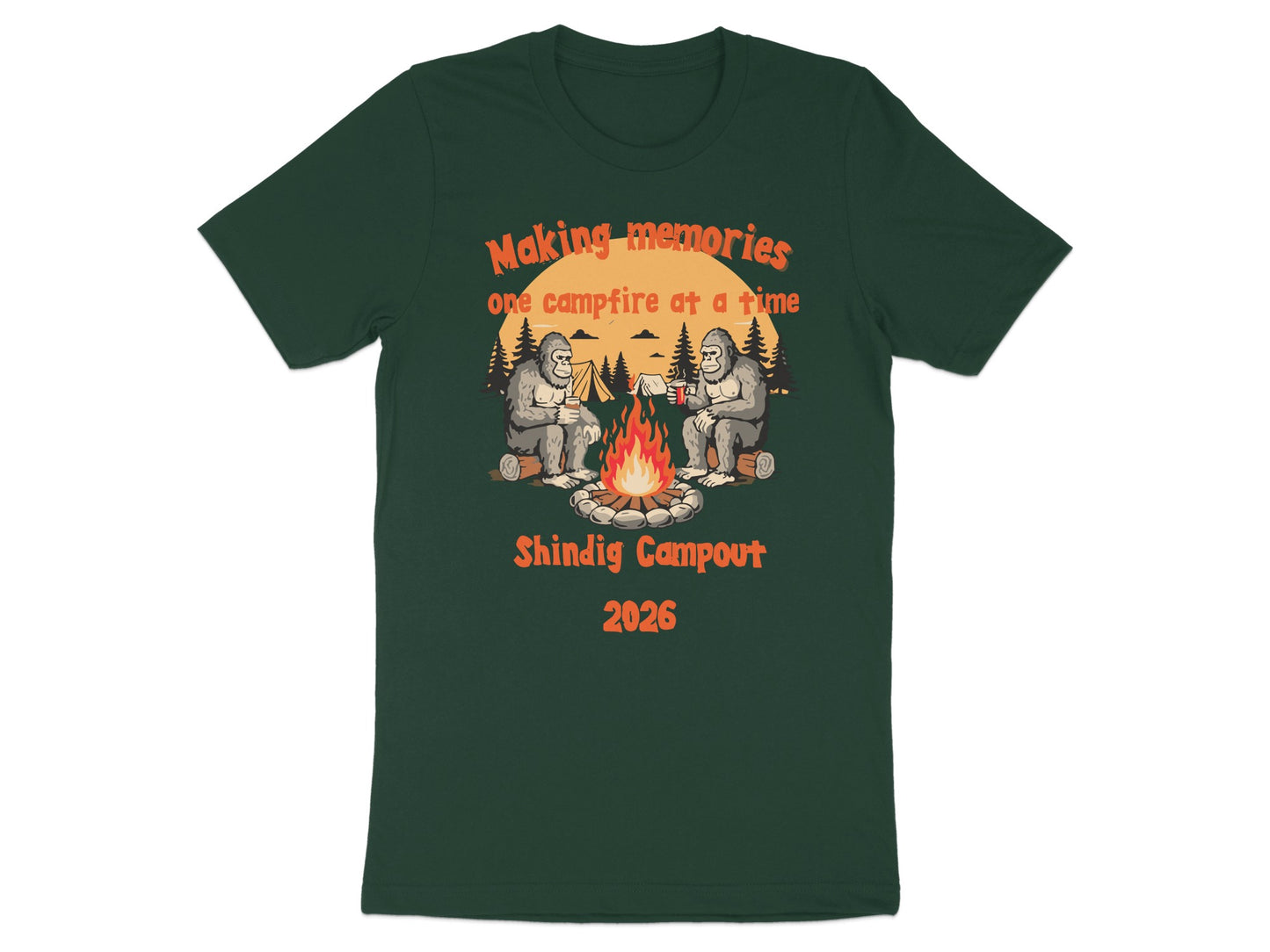 Making Memories One Campfire at a Time Shindig Campout T-shirt