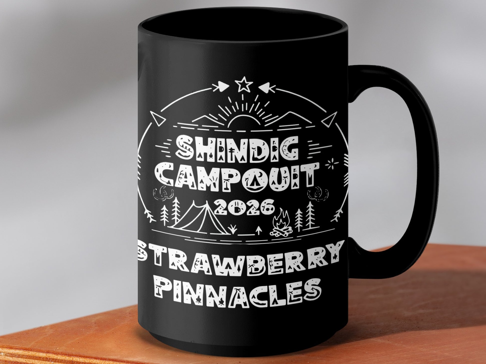 Shindig Campout 2020 Strawberry Pinnacles Mug