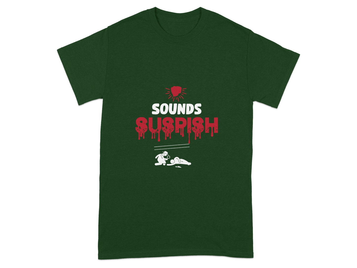 Sounds Suspish Graphic Tee Fun Trendy Shirt