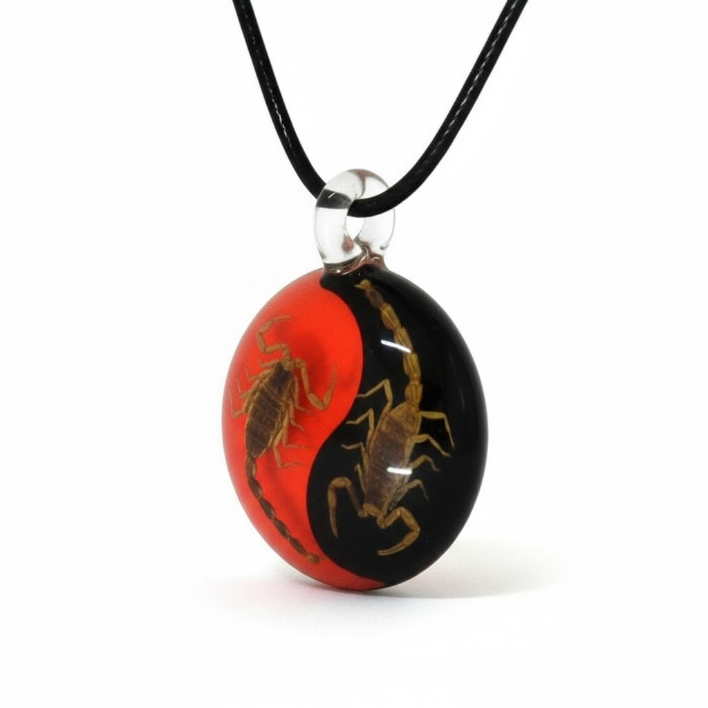 Scorpion Yin-Yang Necklace