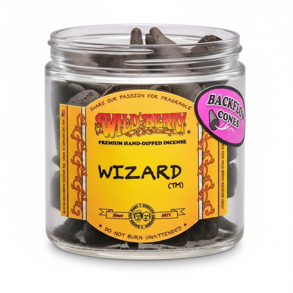 Backflow Incense Cones – 5 Pack (Wizard)