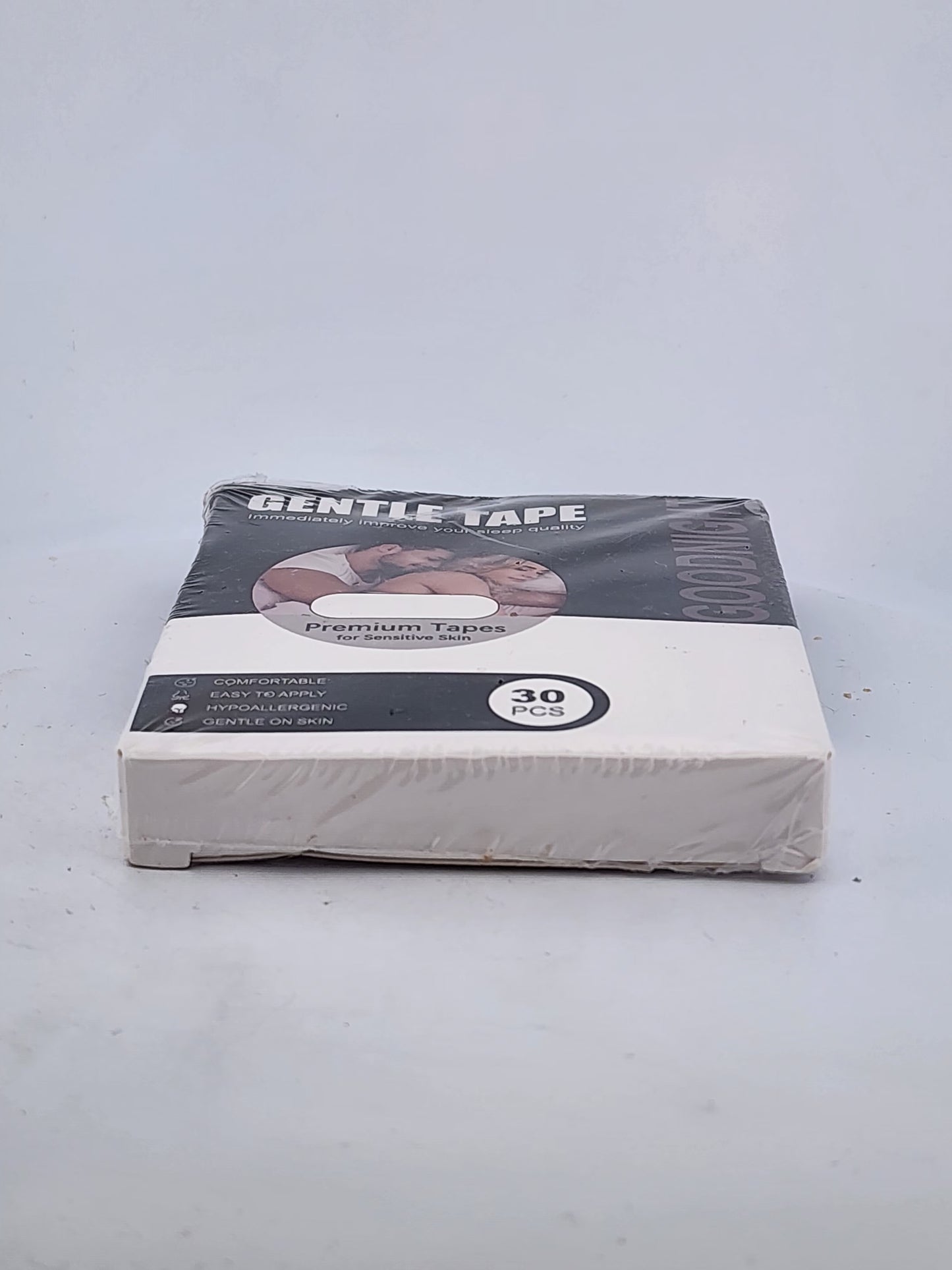 GOODNIGHT Gentle Tape 30 PCS White Hypoallergenic Sleep Patches