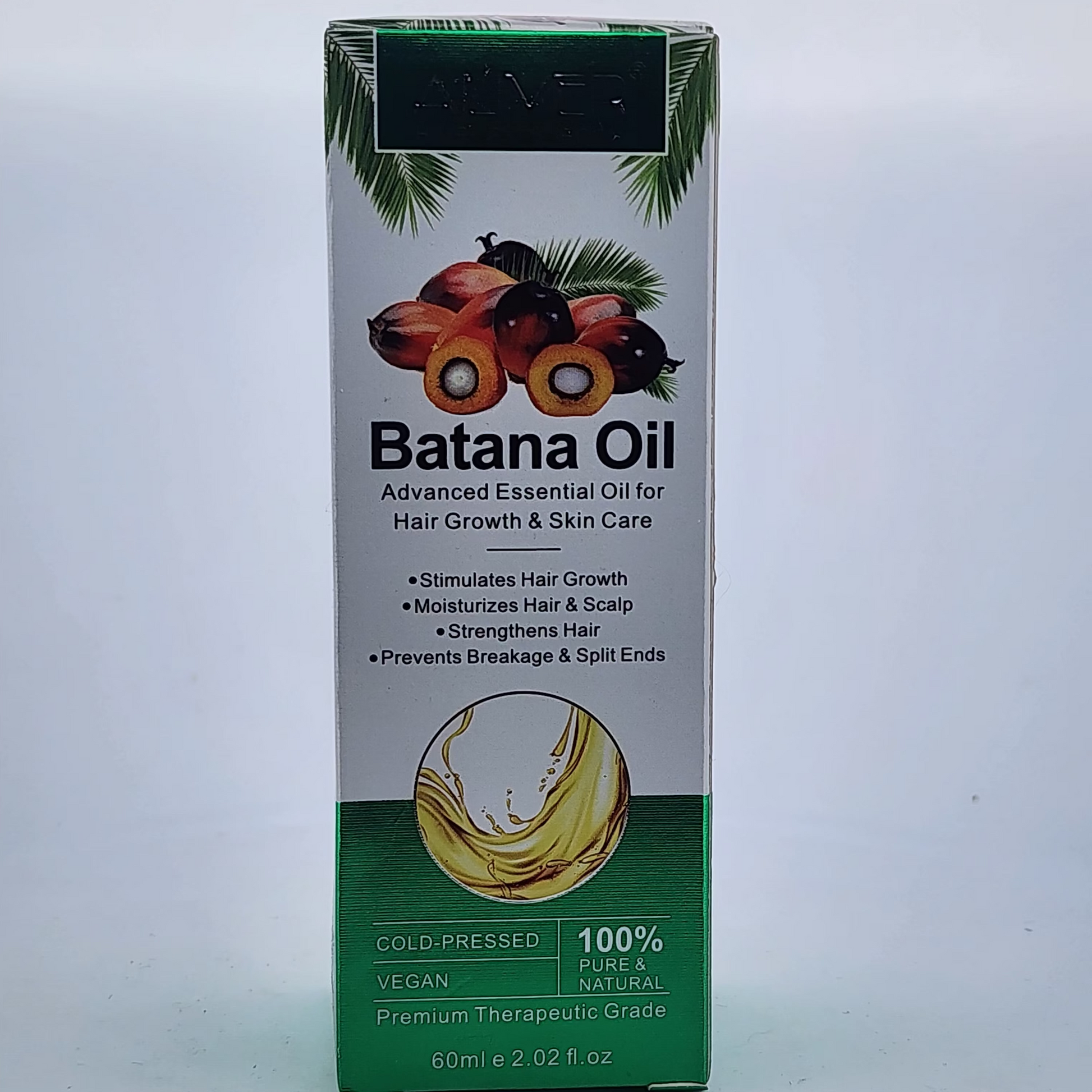 Box of Batana Oil on a white background