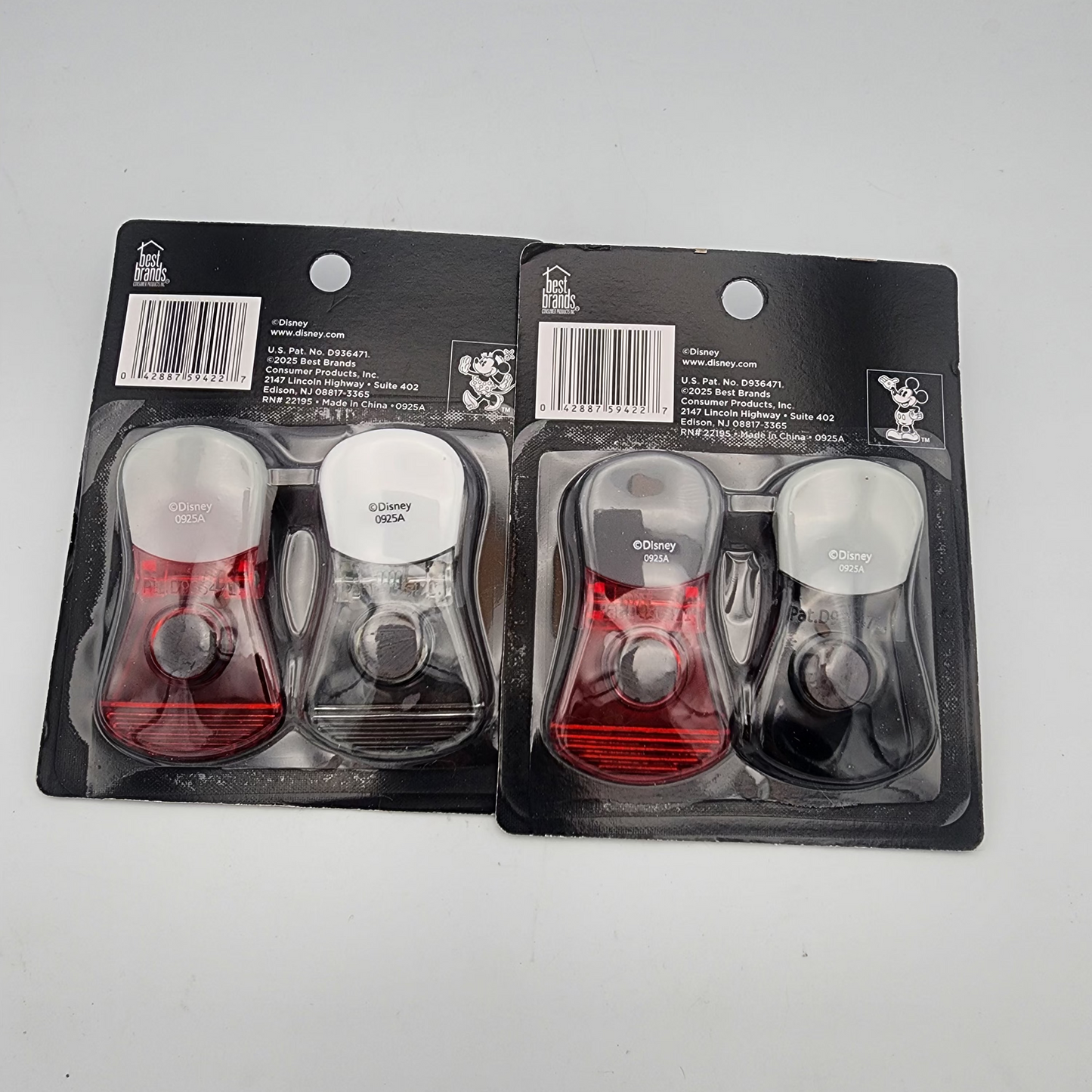 Two packages of a product with a white background