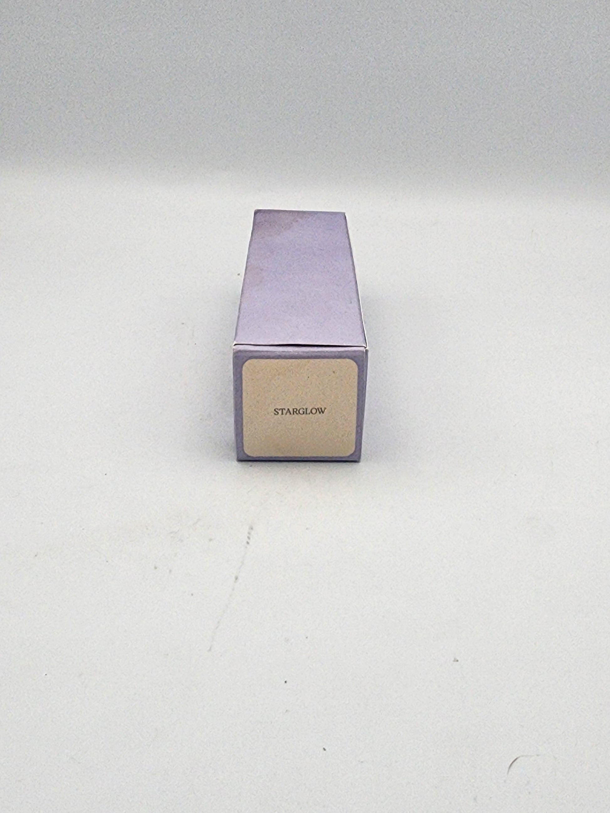 Saie Glowy Super Gel Starglow shade name on bottom of purple box
