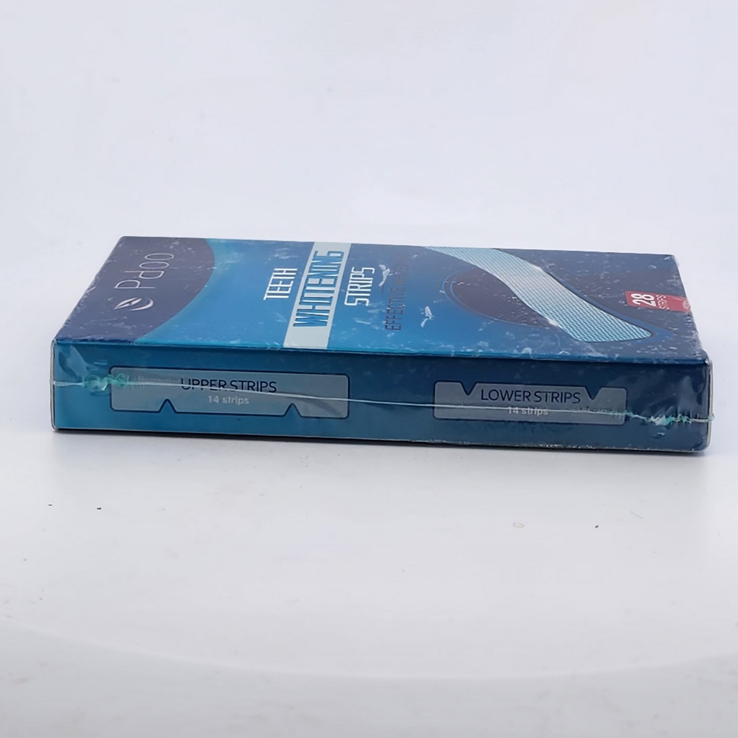 Blue box with text on a white background