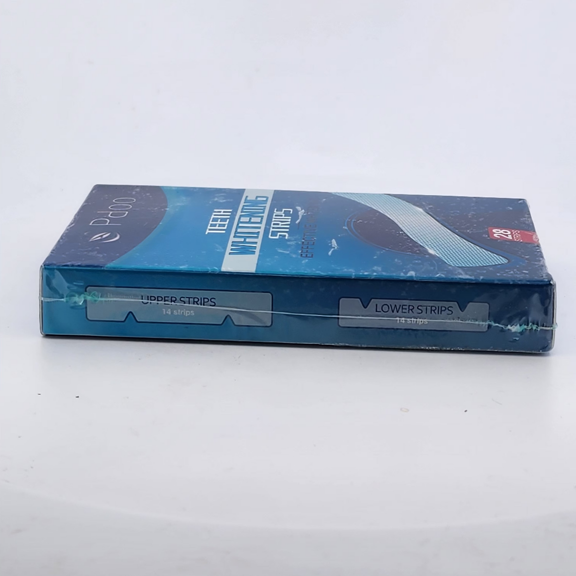 Blue box with text on a white background