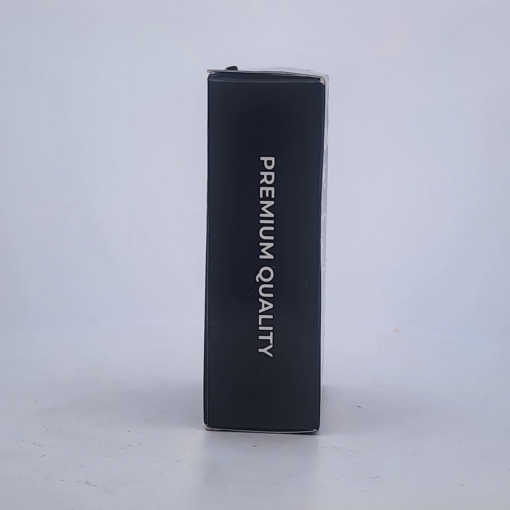 Black rectangular box with 'PREMIUM QUALITY' text on a white background