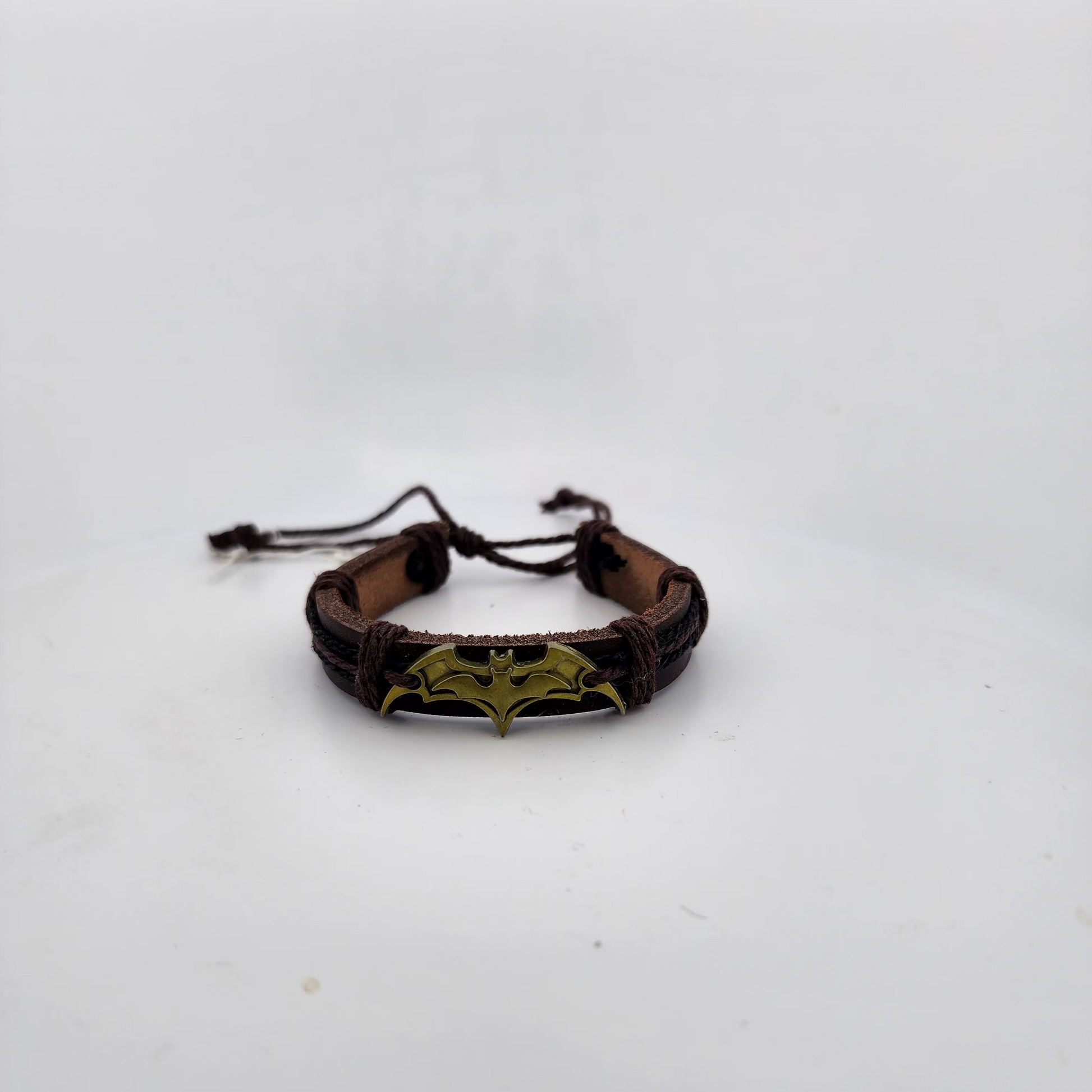 Bracelet with a bat design on a white background