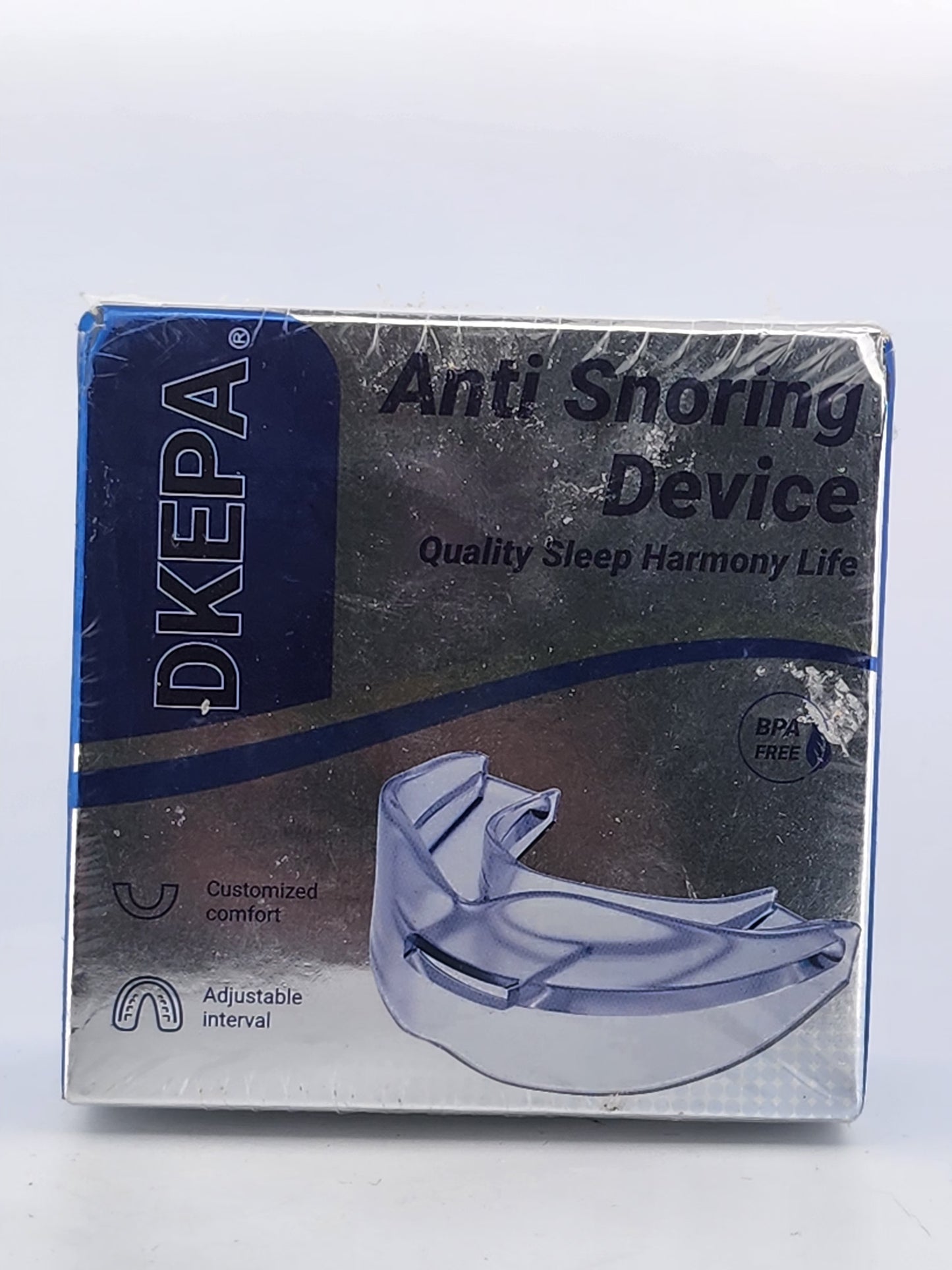 Anti-Snoring Mouthpiece Sleep Aid Device - Adjustable Comfort Tongue Sleeve