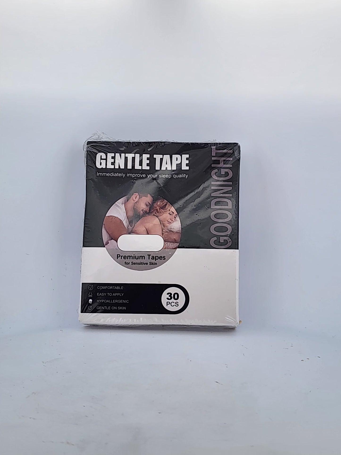 GOODNIGHT Gentle Tape 30 PCS White Hypoallergenic Sleep Patches