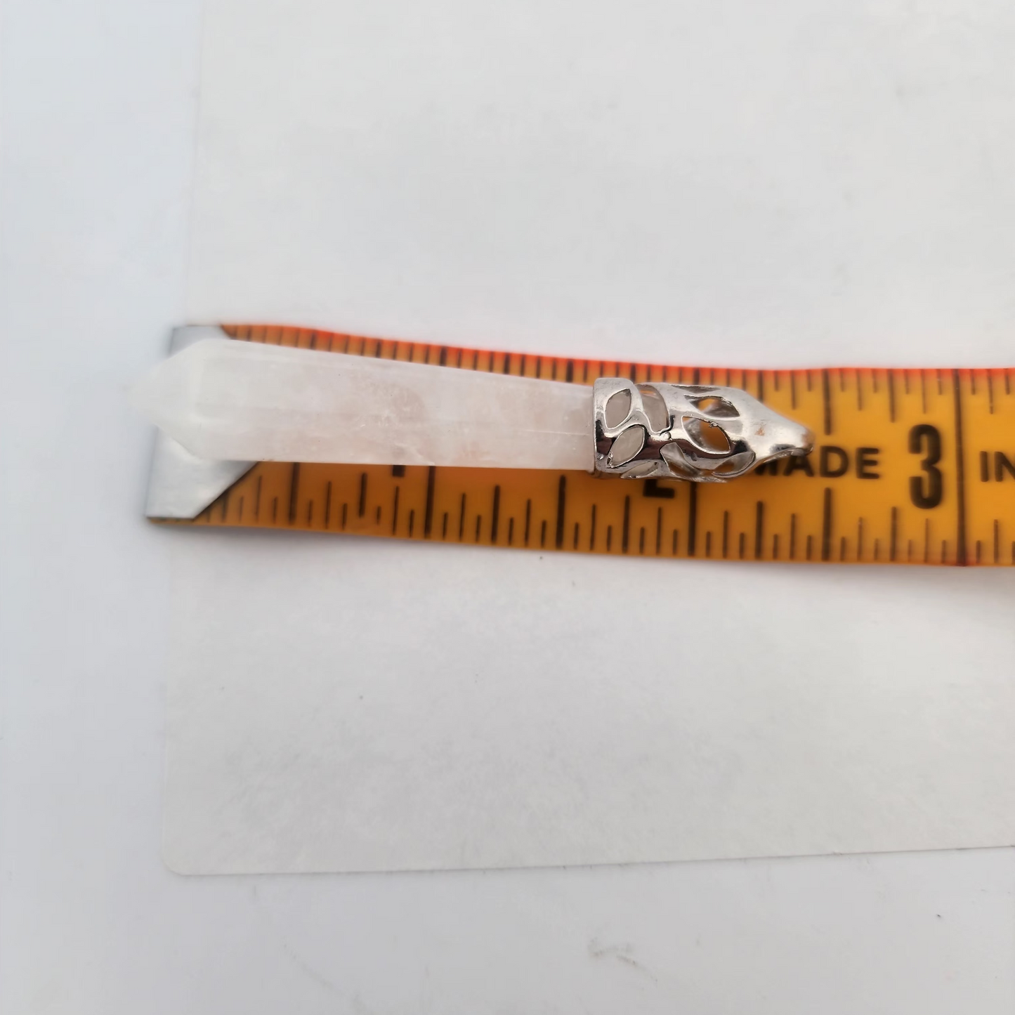 Selenite Raw Crystal Pendant Necklace