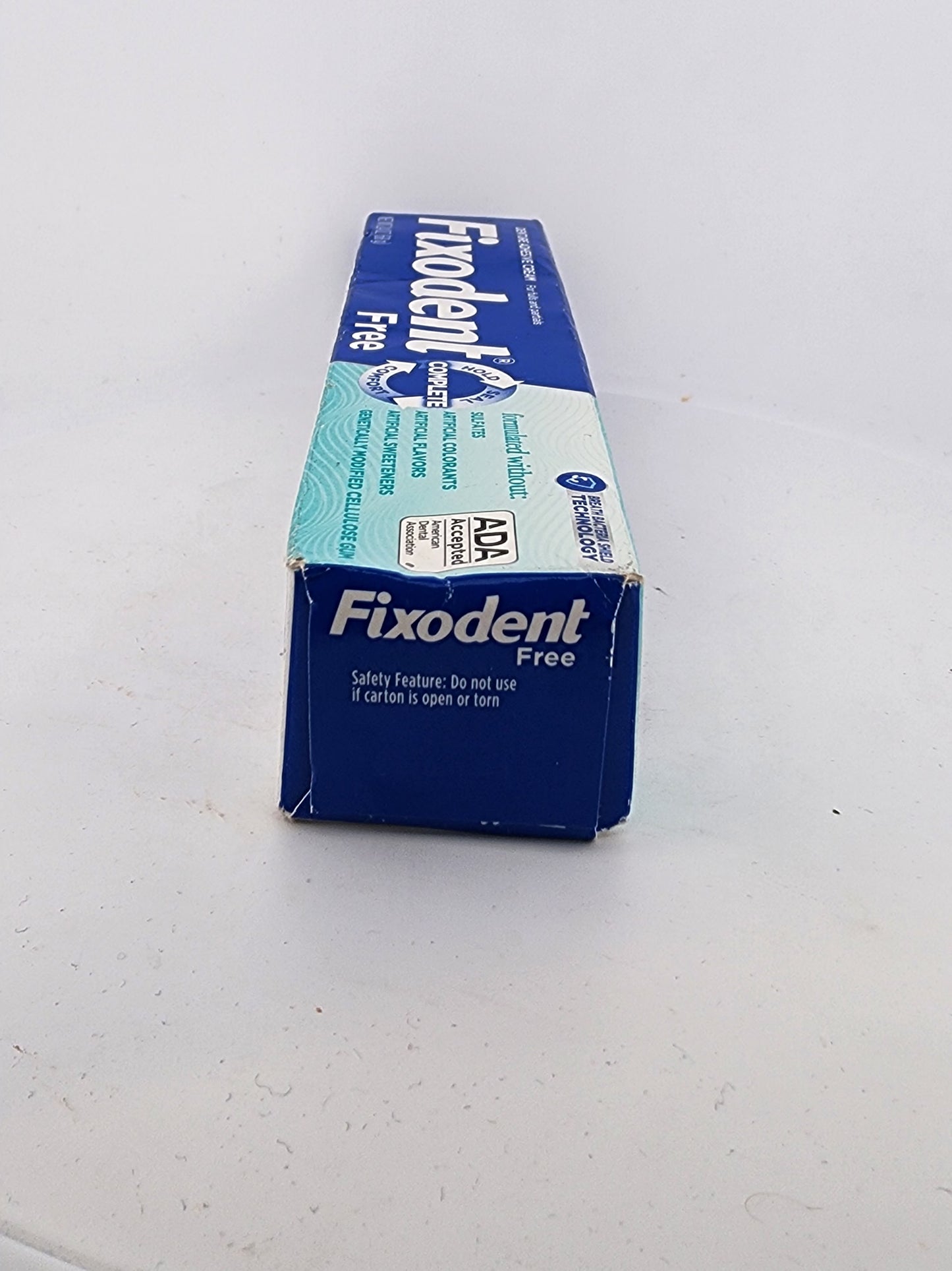Fixodent Free Denture Adhesive Cream 2.4oz Complete Comfort ADA Accepted