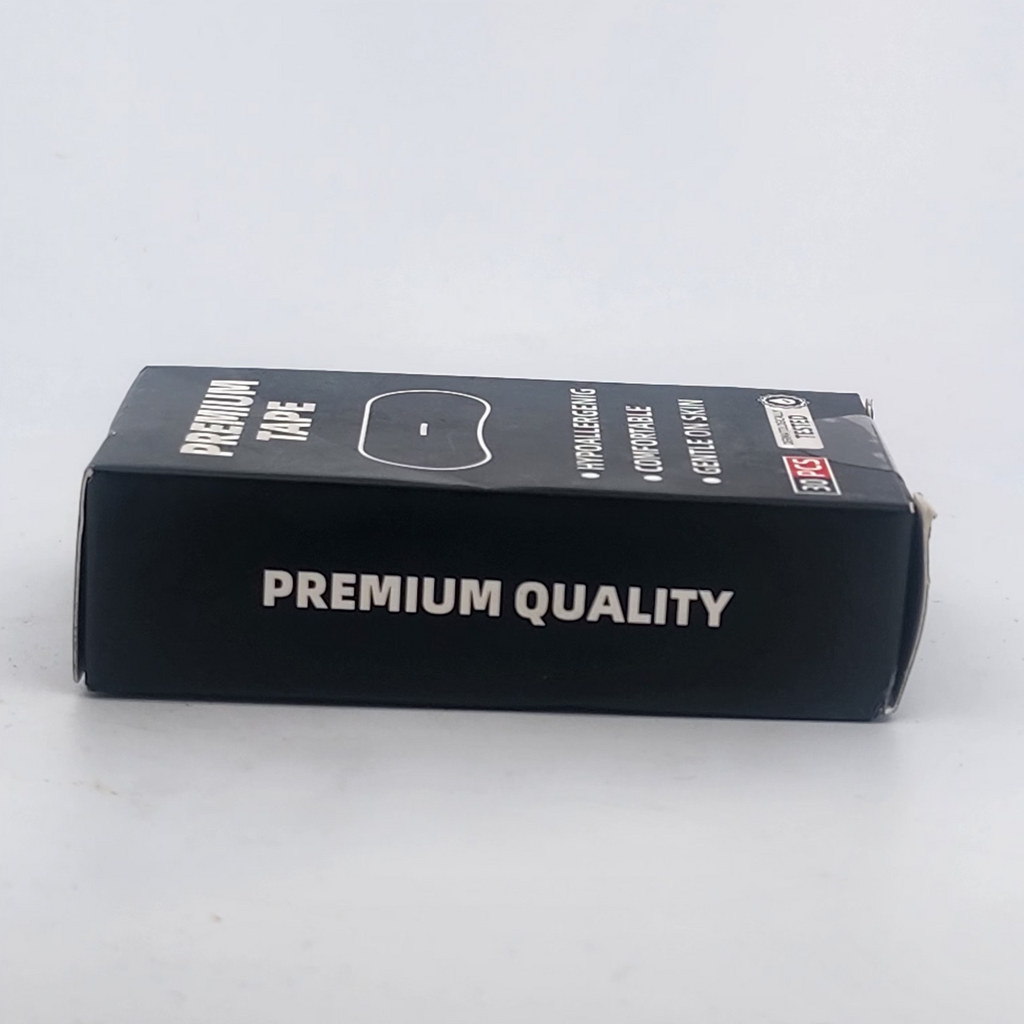 Black box with 'Premium Quality' text on a white background