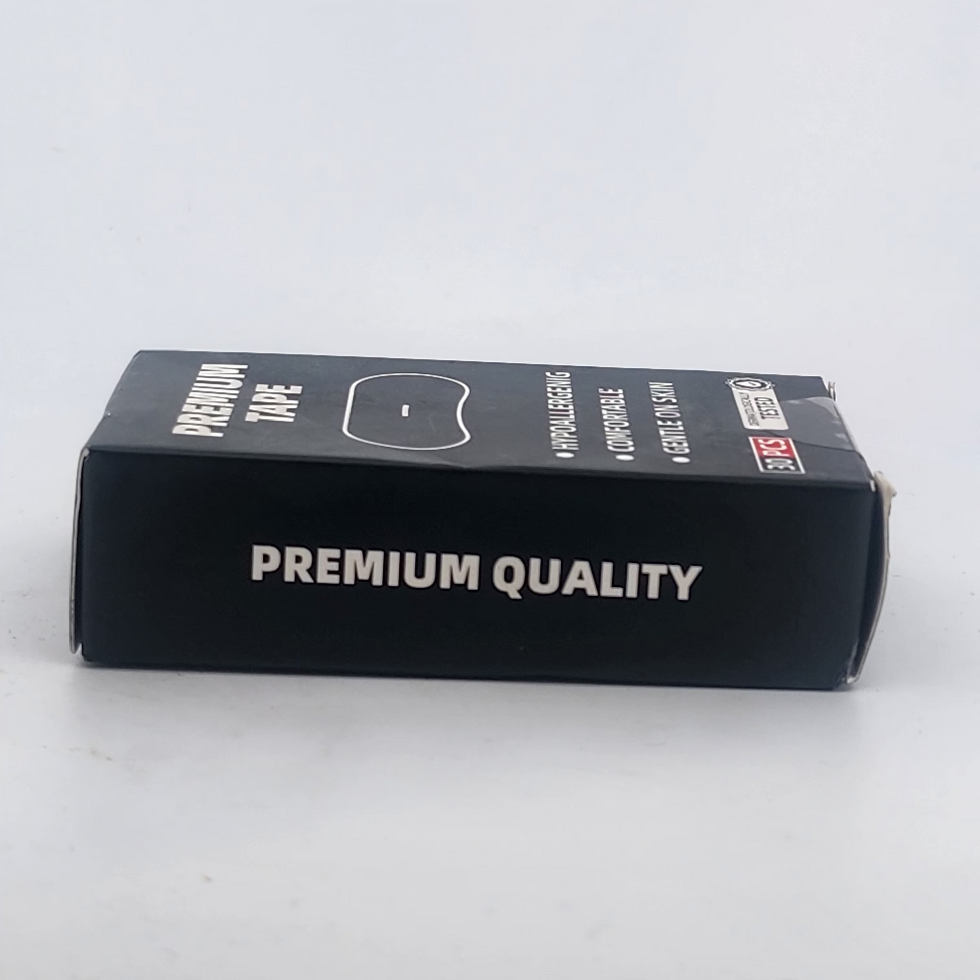 Black box with 'Premium Quality' text on a white background