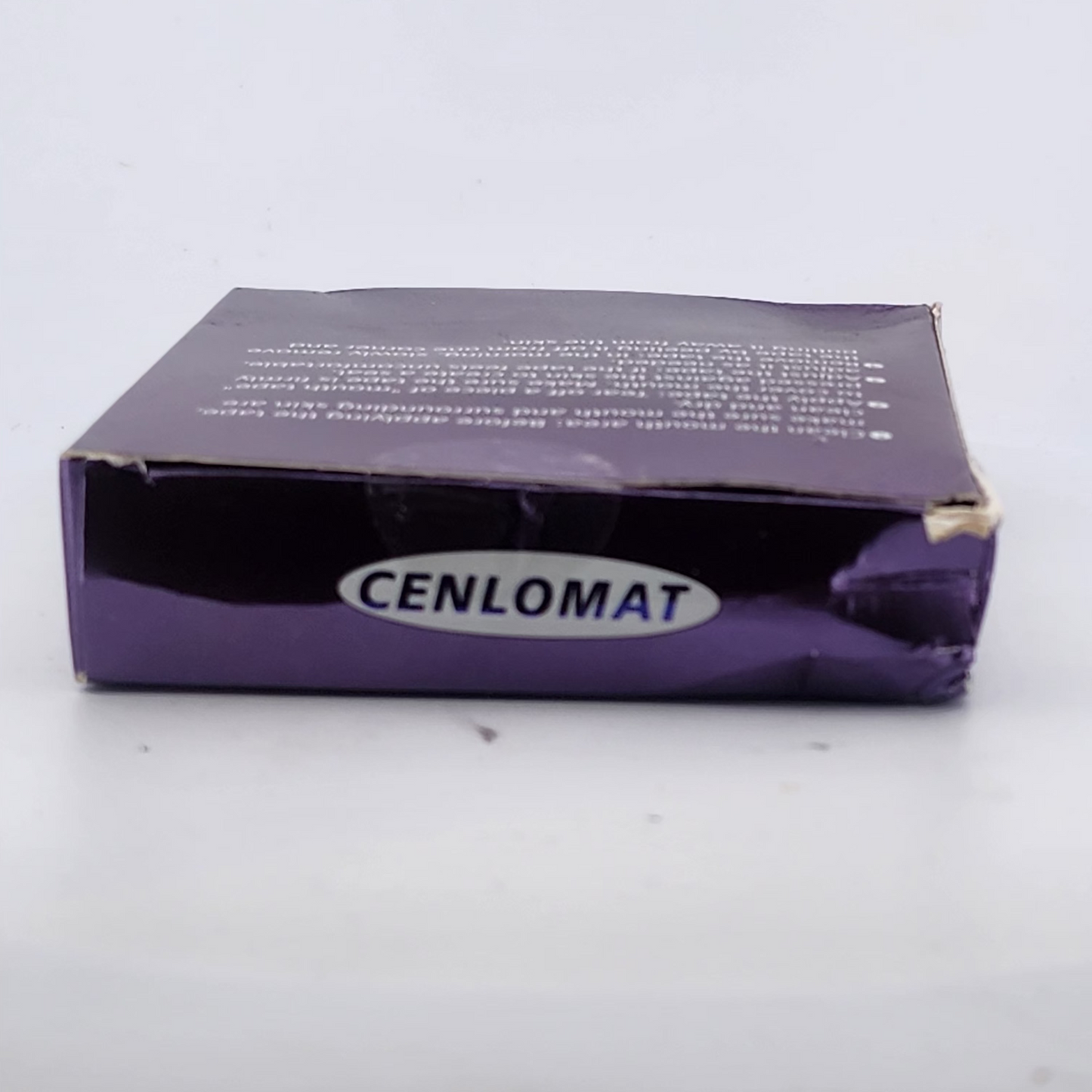 Purple box with 'Cenlomat' branding on a white background
