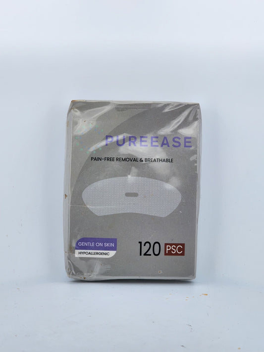 PUREEASE Skin Tape 120 PCS Pain-Free Removal Breathable Hypoallergenic