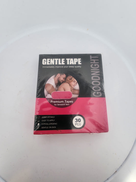 GOODNIGHT Gentle Tape 30 PCS Pink Hypoallergenic Sleep Patches