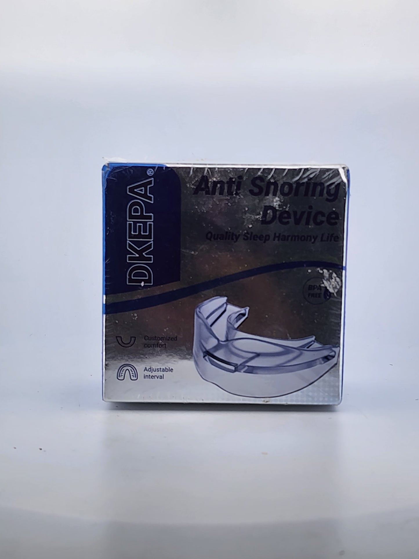 Anti-Snoring Mouthpiece Sleep Aid Device - Adjustable Comfort Tongue Sleeve