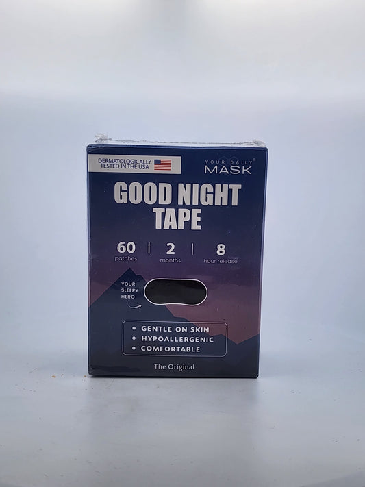 YOUR DAILY MASK Good Night Tape 60 Patches Hypoallergenic Gentle Exp 1/2027