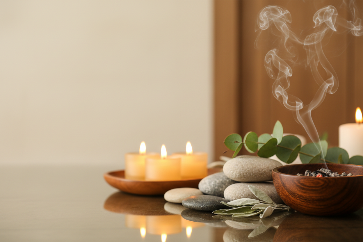 Serene spa-inspired hero banner